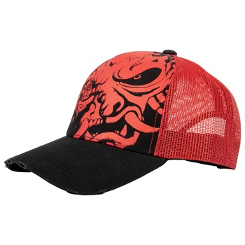Sapca Cyberpunk 2077 Trucker, Distressed Samurai Sapca Cyberpunk 2077 Trucker, Distressed Samurai