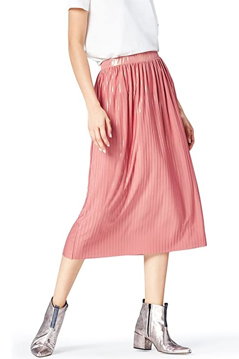 Fusta dama Find, design stralucitor, Roz pudrat