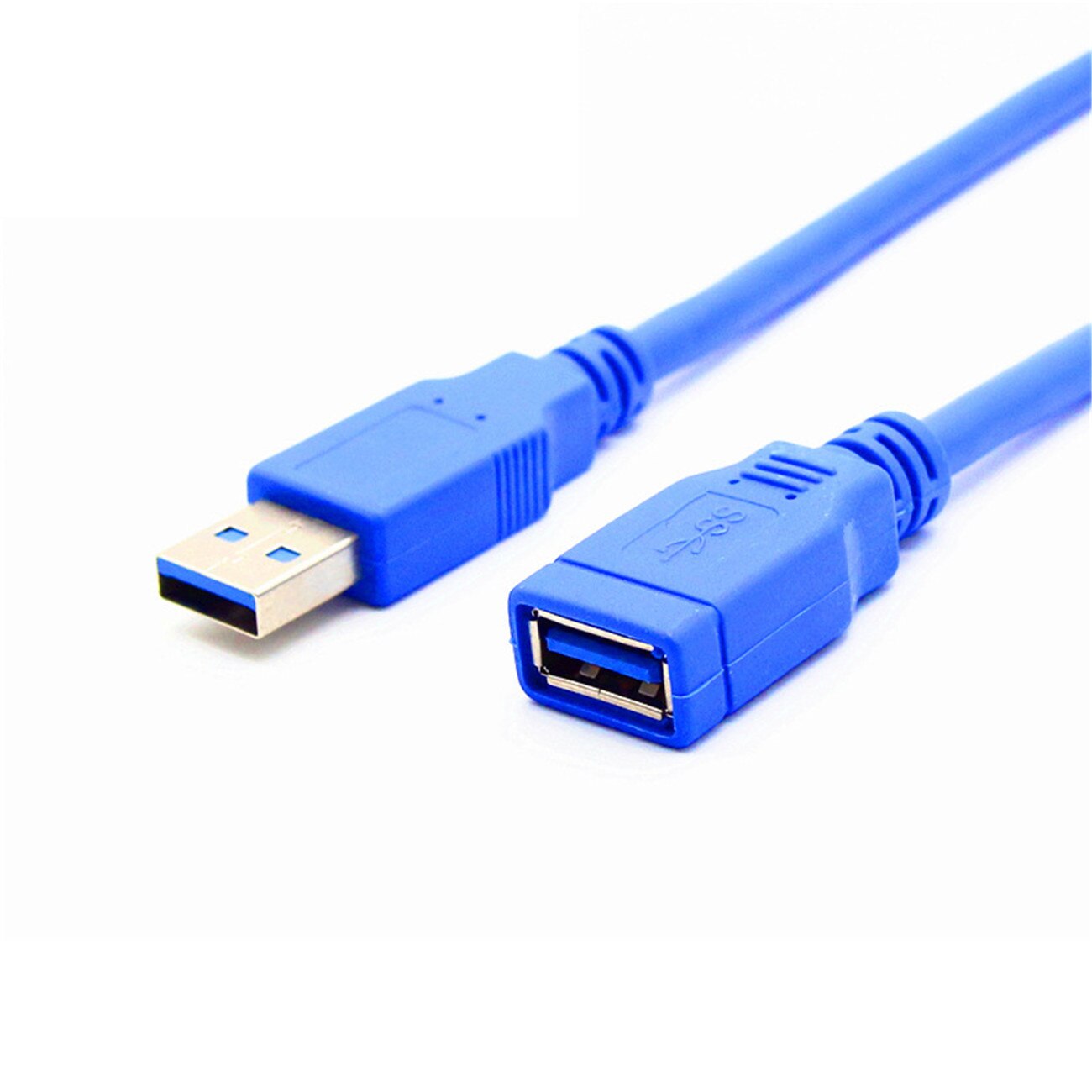 Cablu prelungitor USB 3.0 Selgurfos, Tip A tata la mama, 5Gbps, 1m, Albastru