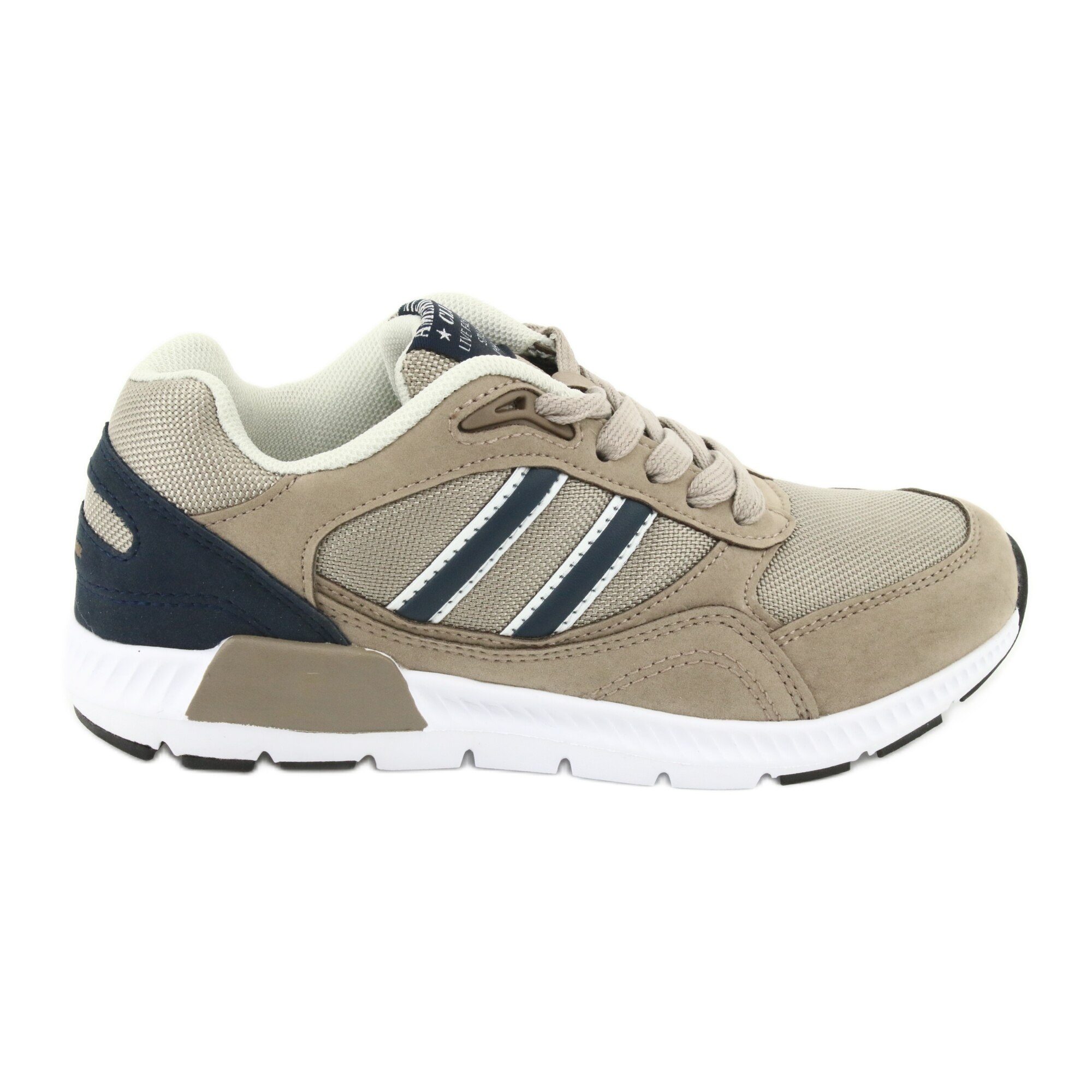 Pantofi copii American Club, BM78033, Alb