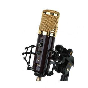 Microfon Condenser, Kurzweil KM-2U, Gold, USB Microfon Condenser, Kurzweil KM-2U, Gold, USB