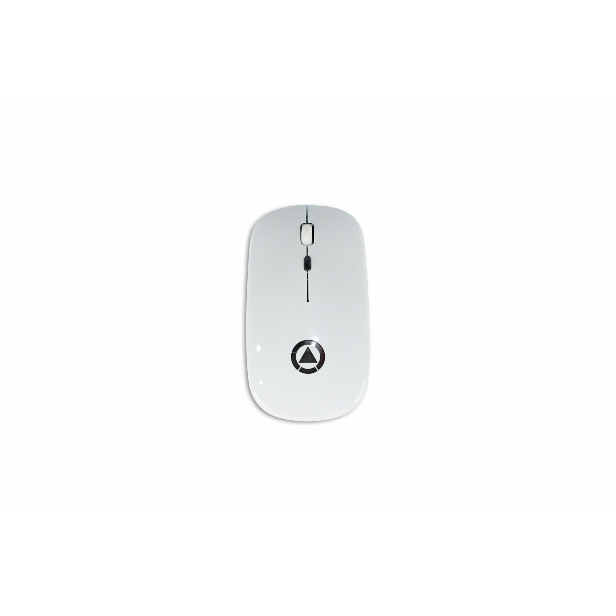 Mouse wireless A2, LED, Bluetooth 5.0, Reincarcabil, 2.4G Wireless, DPI reglabil, Alb