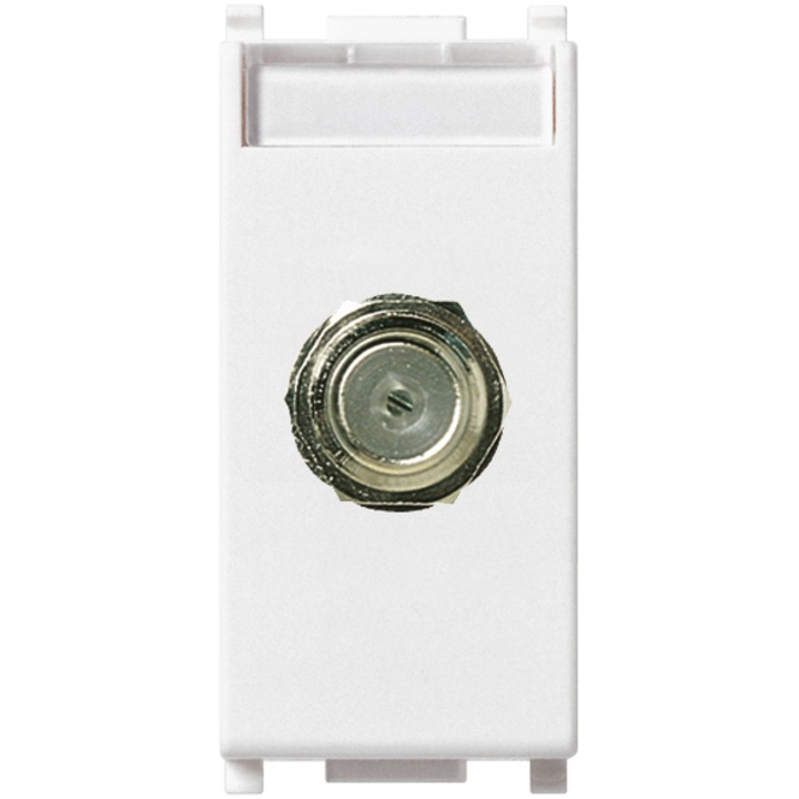 TV контакт Vimar Plana коаксиален модулен тип F женски 1 модул 14318