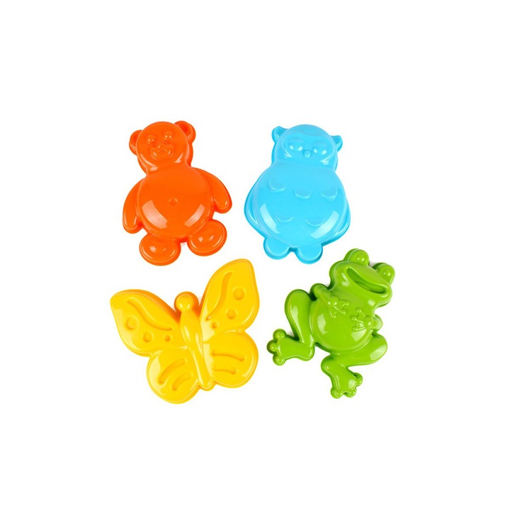 Формички за пясък Technok Toys W3925, животни, Многоцветен