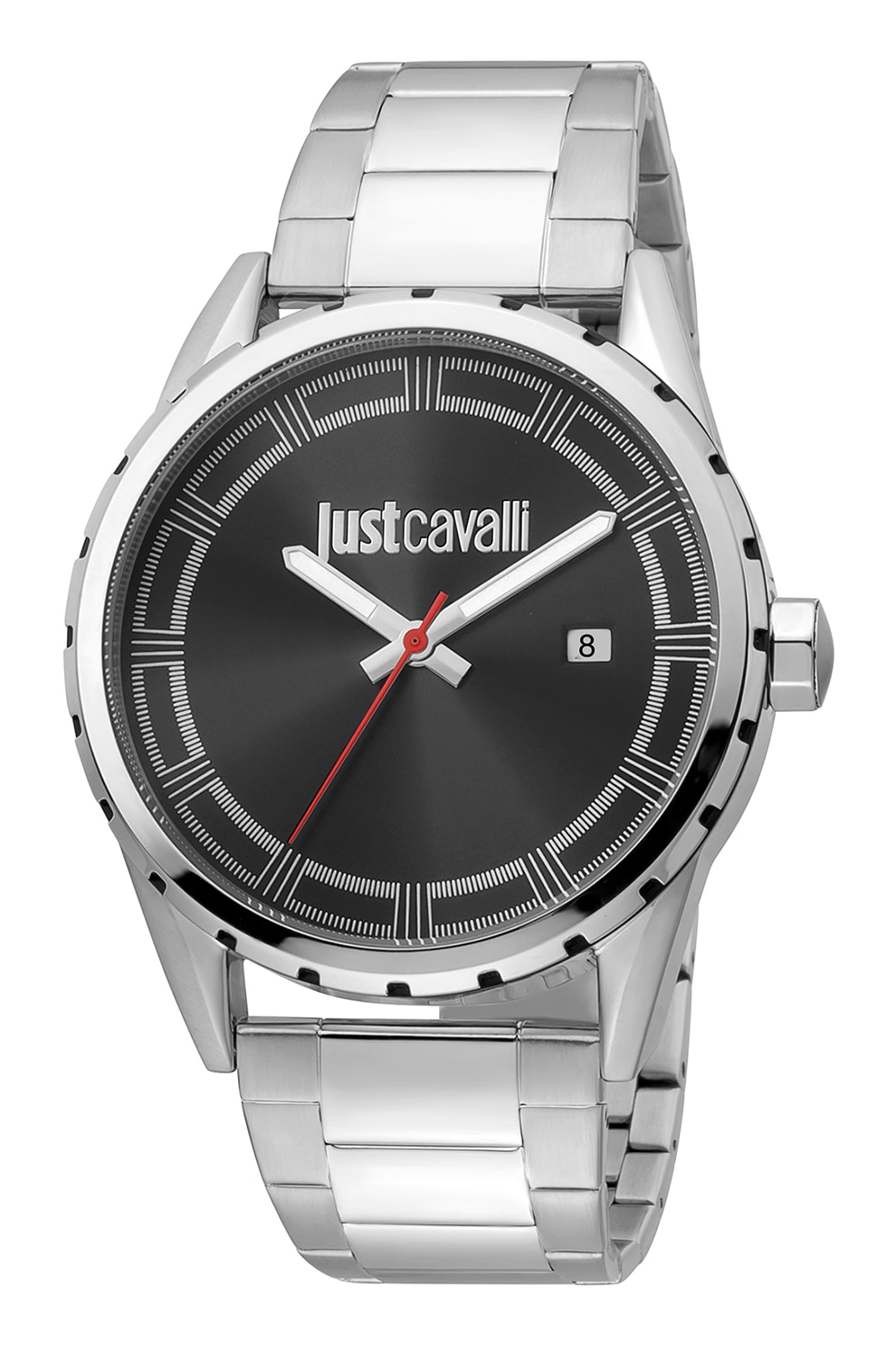JUST CAVALLI, Ceas din otel inoxidabil, Argintiu