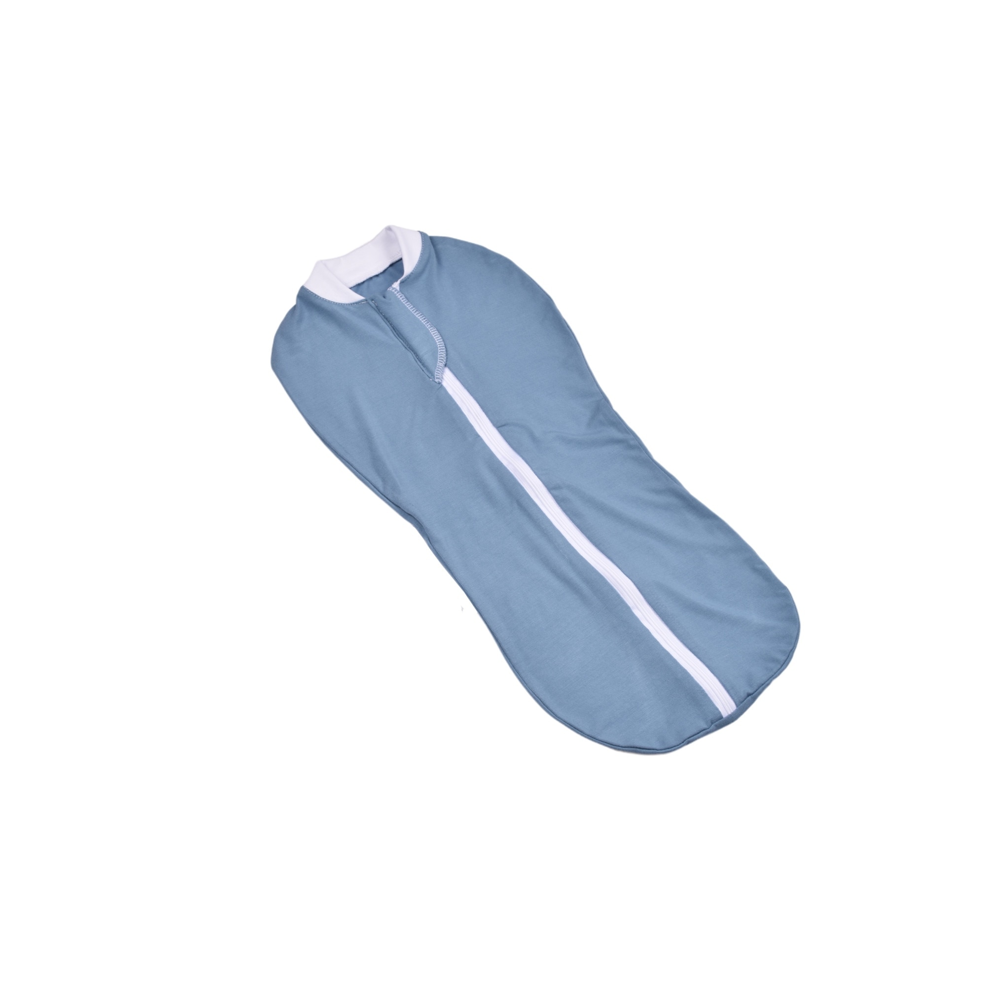 Sistem de infasat bambus, culoare bleu 0-3 luni