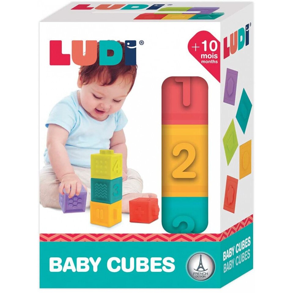 Set 5 cuburi constructie Ludi