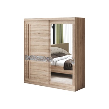 Dressing, Cb, Atena, at-2-200, culoare sonoma, 200x216x58 cm Dressing, Cb, Atena, at-2-200, culoare sonoma, 200x216x58 cm