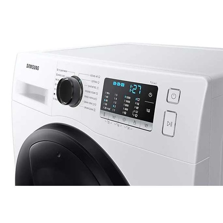 Masina de spalat rufe Samsung WW70AA626AE/LE, 7 kg, 1200 RPM, Clasa D, Motor Digital Inverter, Add Wash, Eco Bubble, Bubble Soak, Steam, Smart Check, Volt Control, Alb