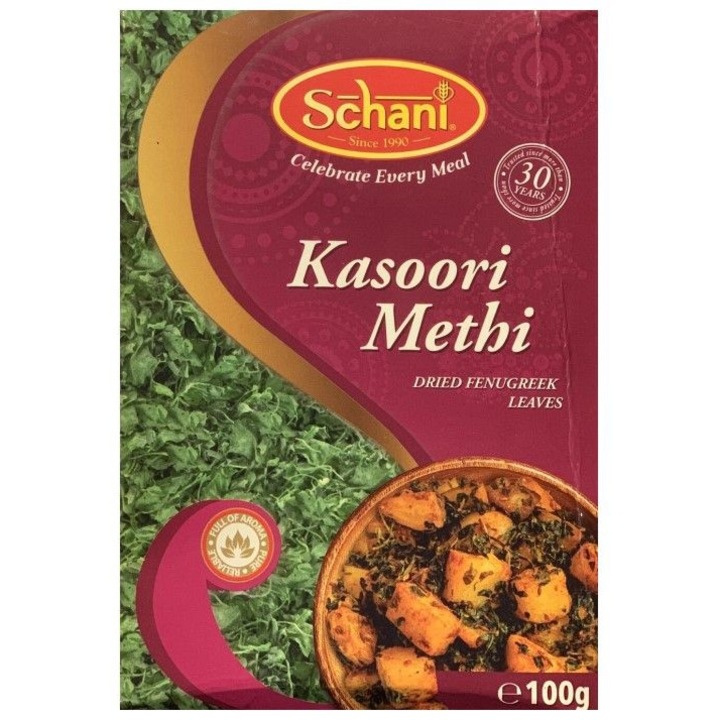 Frunze uscate de Schinduf (Kasoori Methi) 100g - Schani
