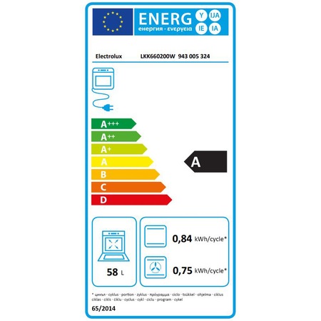 Aragaz Electrolux, Mixt, 4 arzatoare gaz, Cuptor electric multifunctional, Gratare fonta, Plus Steam, AirFry, Aprindere integrata, Grill electric, Clasa A, 60 cm, Alb