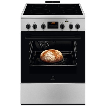 Aragaz Electrolux LKR664100X, Vitroceramica, 4 zone de gatit, Cuptor electric multifunctional , SteamBake, Autocuratare catalitica, Grill electric, Clasa A, 60 cm, Inox Aragaz Electrolux LKR664100X, Vitroceramica, 4 zone de gatit, Cuptor electric multifunctional , SteamBake, Autocuratare catalitica, Grill electric, Clasa A, 60 cm, Inox