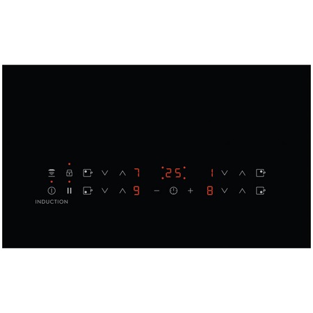 Plita incorporabila Electrolux LIL61434C, Inductie, 4 zone de gatit, Conectivitate hota, Booster, Timer, 60 cm, Negru
