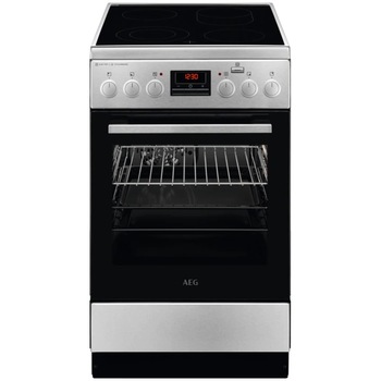 Aragaz AEG CCB56481BM, Vitroceramica, 4 zone de gatit, Cuptor electric multufuntional, SteamBake, AirFry, Grill electric, Clasa A, 60 cm, Inox Aragaz AEG CCB56481BM, Vitroceramica, 4 zone de gatit, Cuptor electric multufuntional, SteamBake, AirFry, Grill electric, Clasa A, 60 cm, Inox