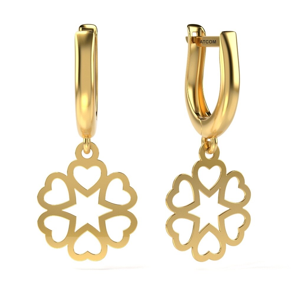 Cercei din aur model 03