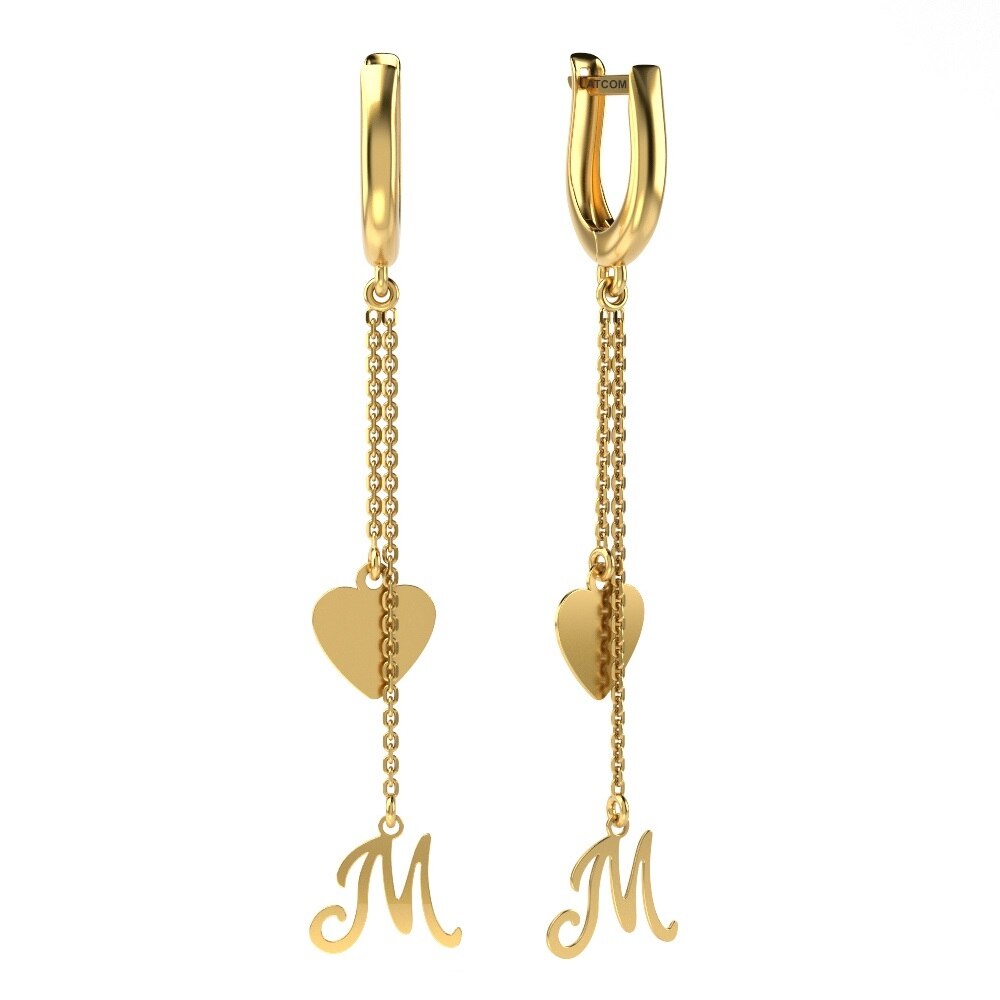 Cercei din aur model 04