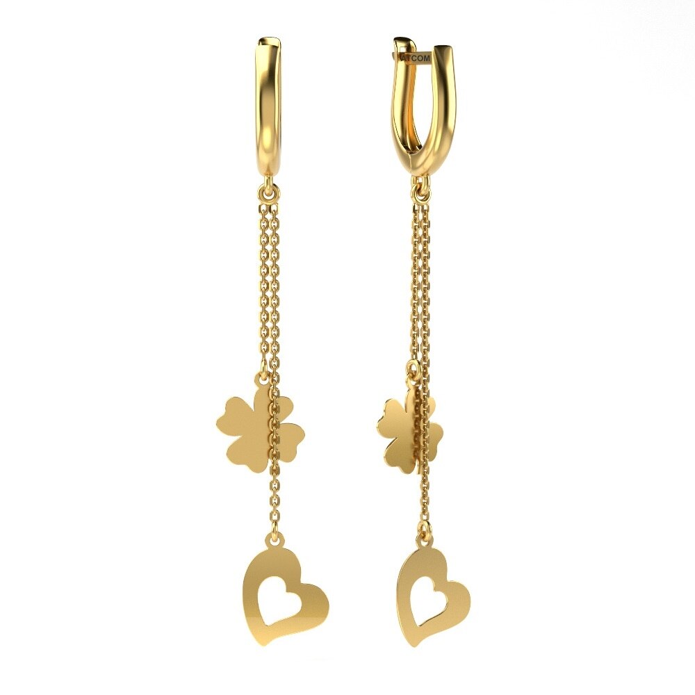 Cercei din aur model 06