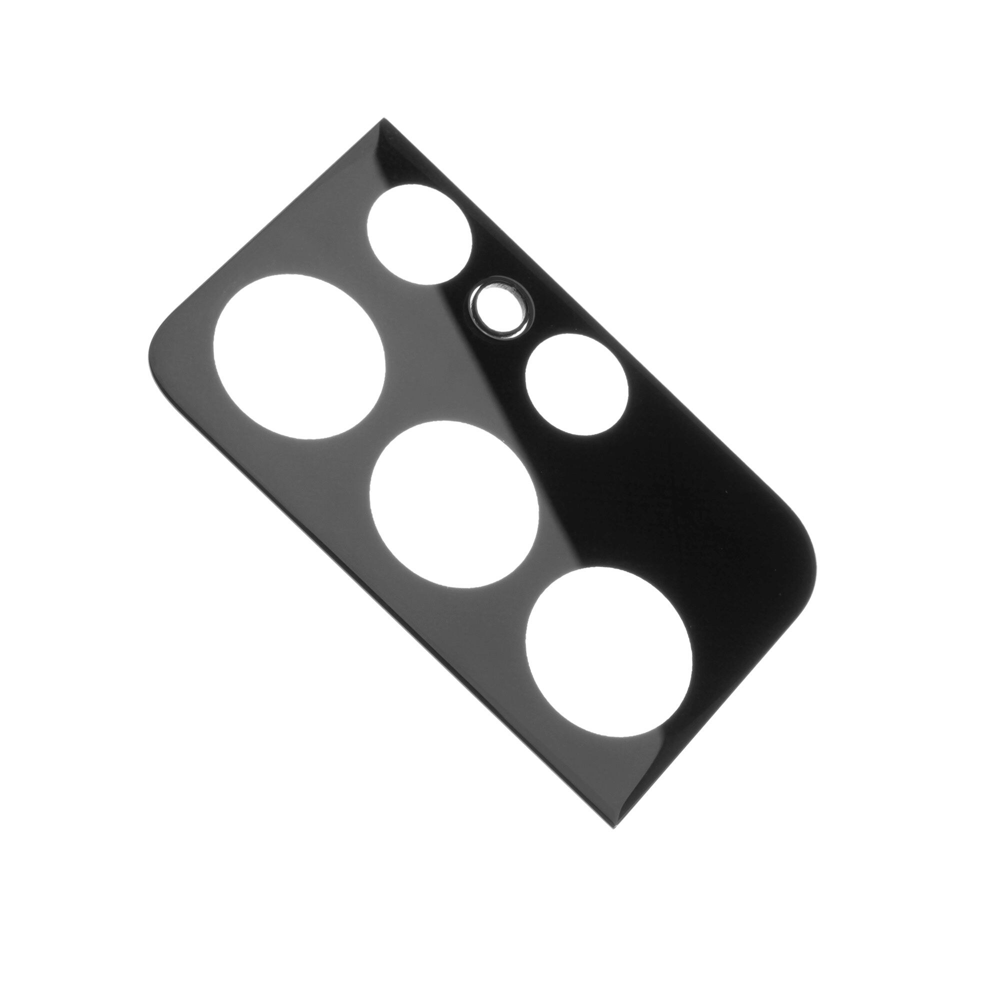 Folie sticla pentru Samsung Galaxy S21 Ultra, protectie camera spate Fixed, Negru