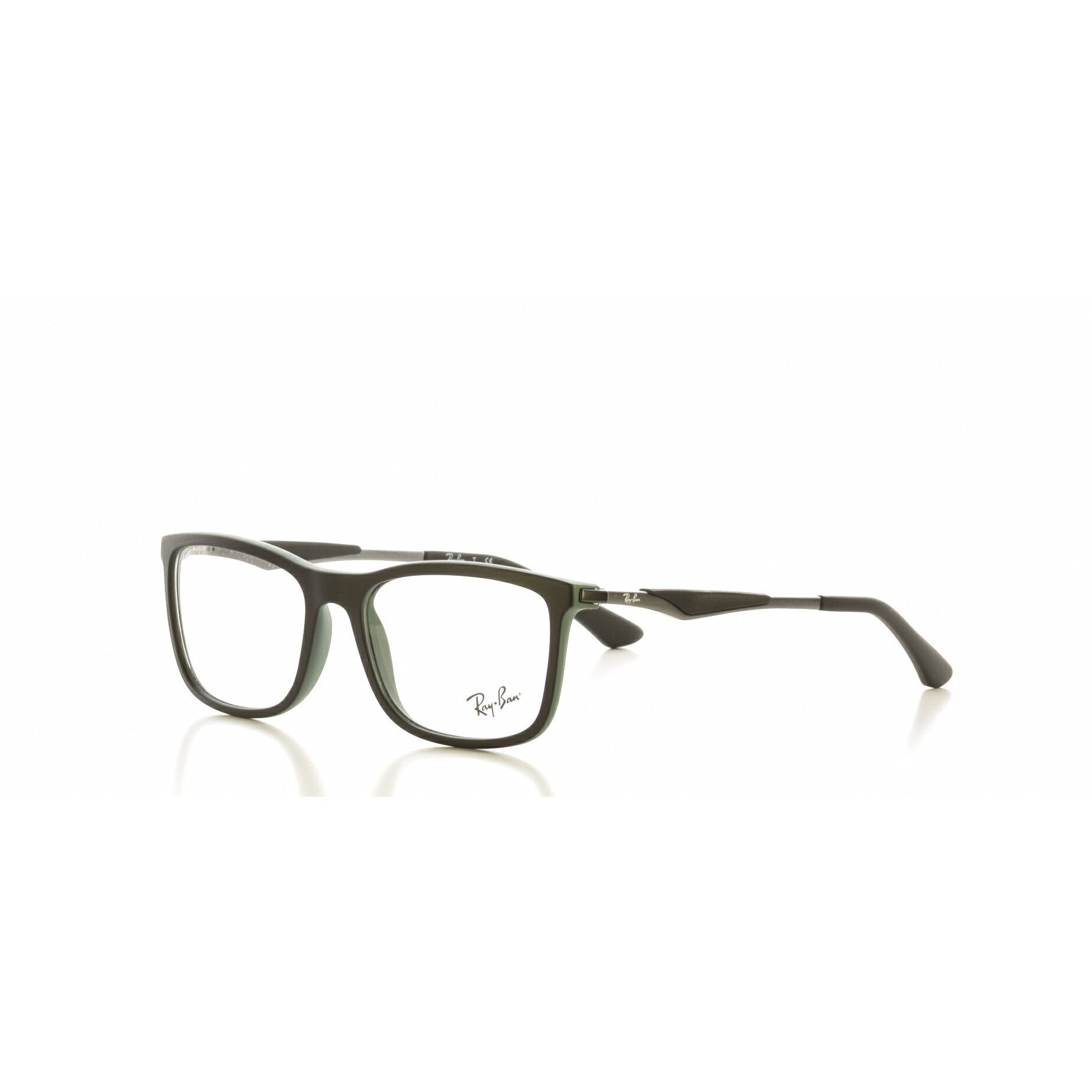 Rama ochelari de vedere Ray Ban RB7029 5197, Negru, Rectangular, 55 mm