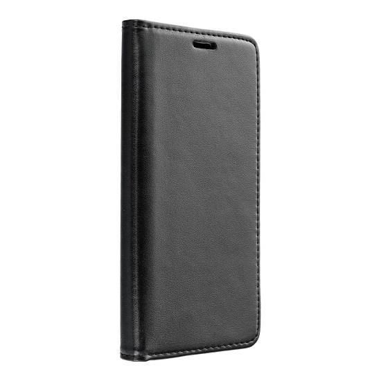 Husa Flip Compatibila cu Samsung Galaxy S21 - iberry Magnet Book Negru