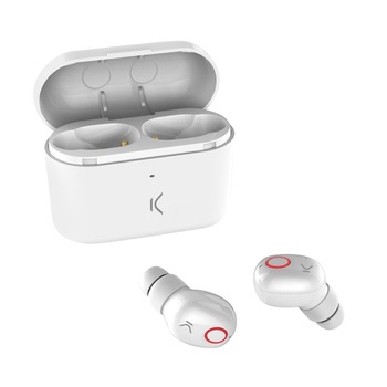 Casti Bluetooth Ksix Free Pods True Wireless BT 5.0 Alb Casti Bluetooth Ksix Free Pods True Wireless BT 5.0 Alb