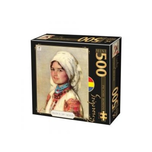 Mini Puzzle Grigorescu 500 piese : Taranca din Muscel