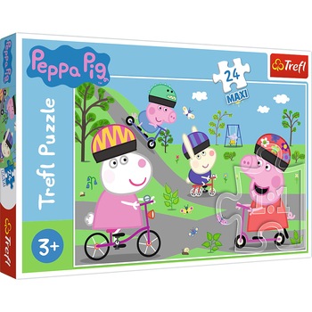 Puzzle Trefl Maxi, Peppa Pig, 24 piese Puzzle Trefl Maxi, Peppa Pig, 24 piese