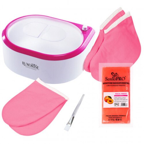 Kit Parafina cu Incalzitor , manusi si botosi pentru parafina