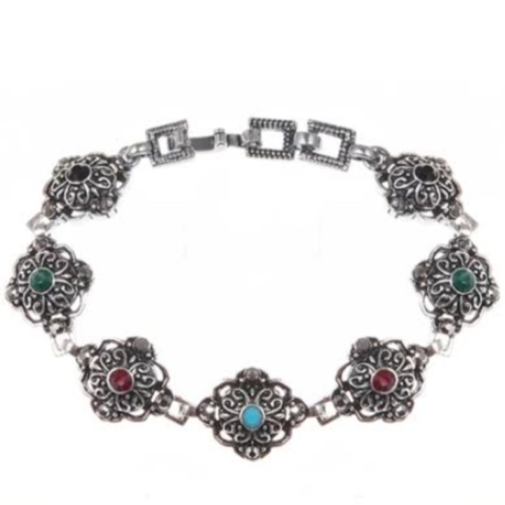 Bratara pentru femei, CRM, etnica, cu 7 cristale