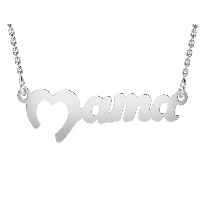 Szerelem anya modell fehérarany nyaklánc