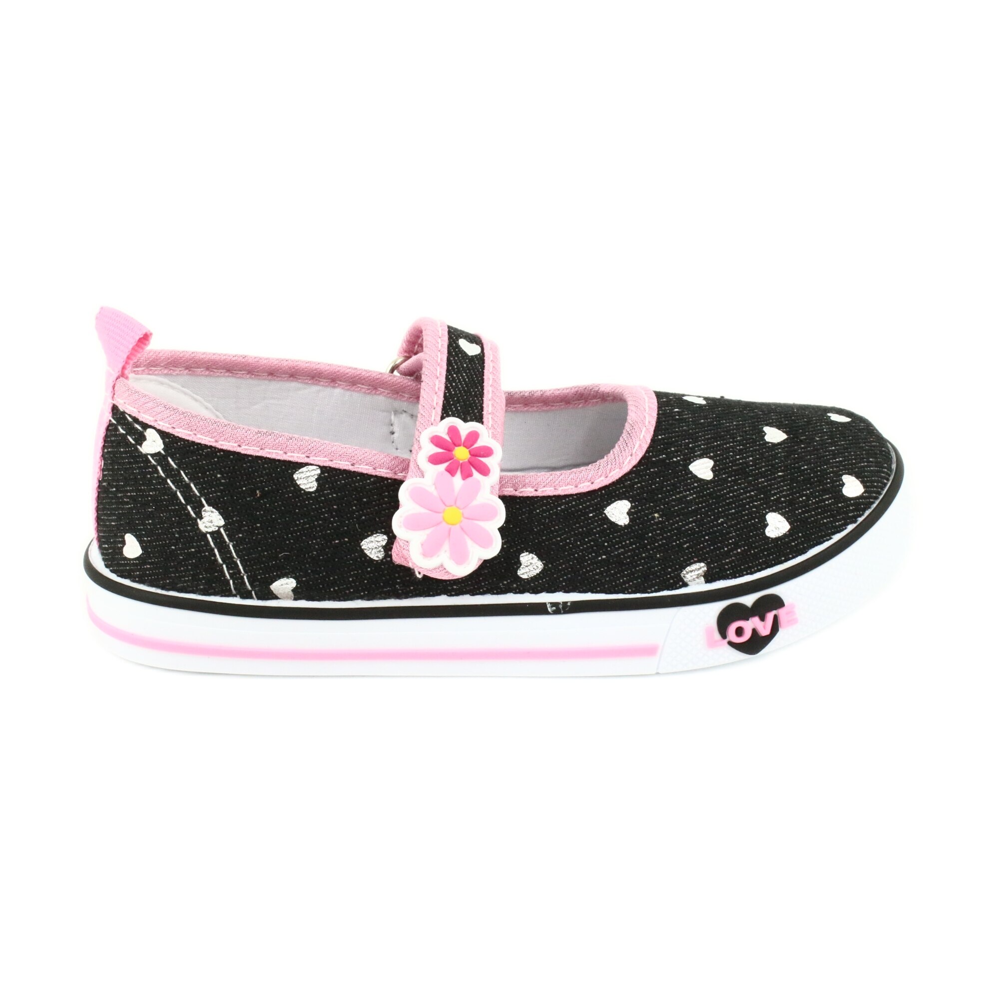 Pantofi copii American Club, BM89496, Negru
