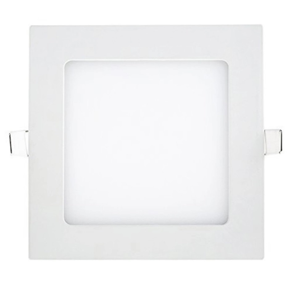 Aplica spot led, 6W slim, patrat alb