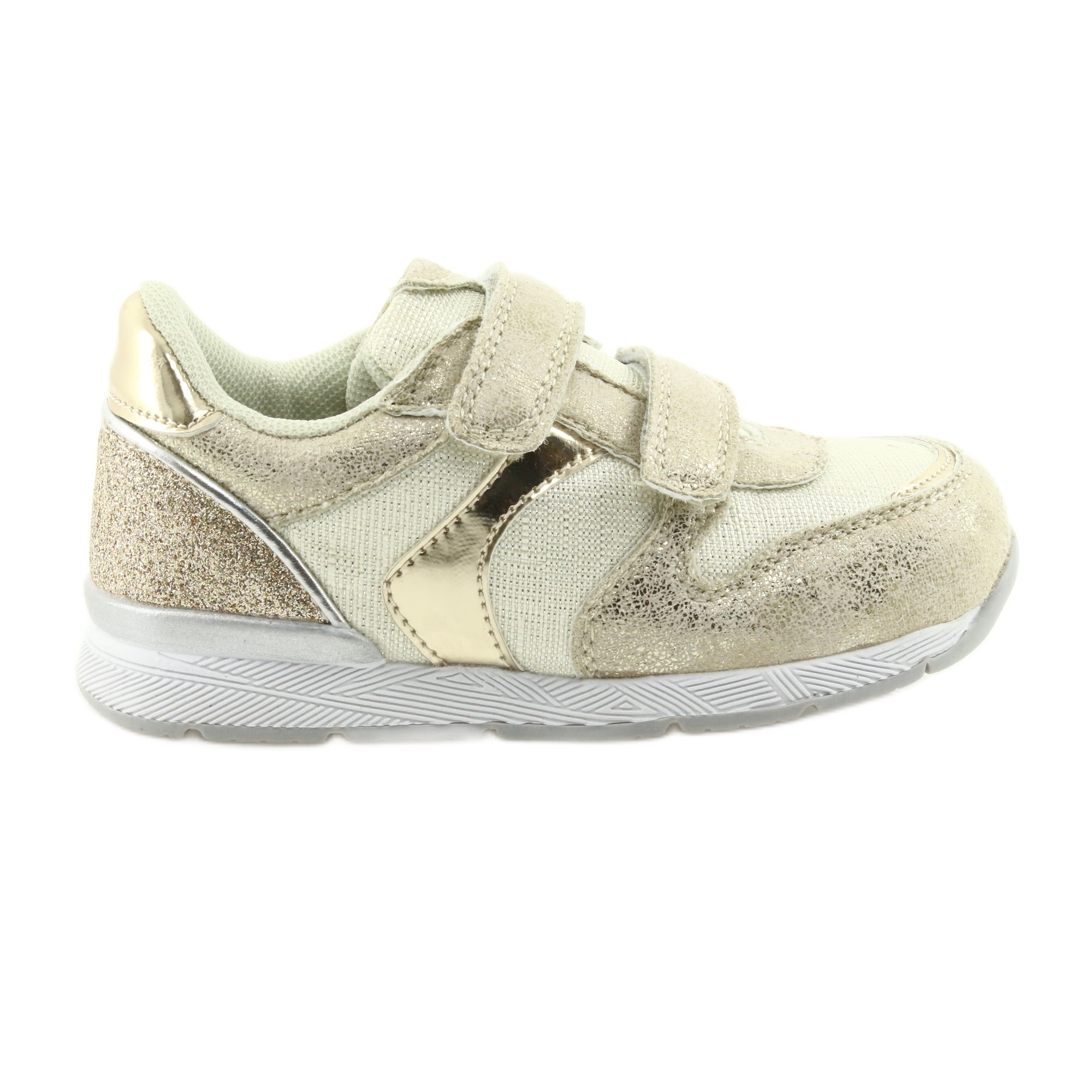 Pantofi copii American Club, BM54893, Bej