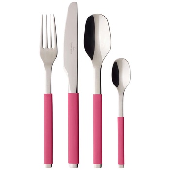 Set tacamuri 24 piese, Villeroy & Boch, S+ Berry Fantasy Cutlery, inox/silicon Set tacamuri 24 piese, Villeroy & Boch, S+ Berry Fantasy Cutlery, inox/silicon