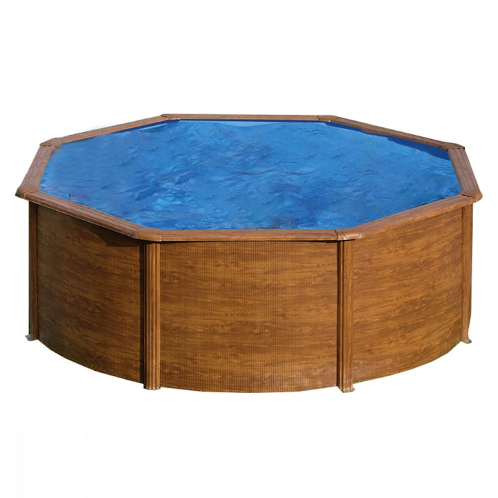 WOOD fémfalas kombi 3,5x1,2m medence