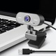 Camera web 1080p cu microfon, 1920x1080, 30 fps, USB 2.0 plug and play, Negru