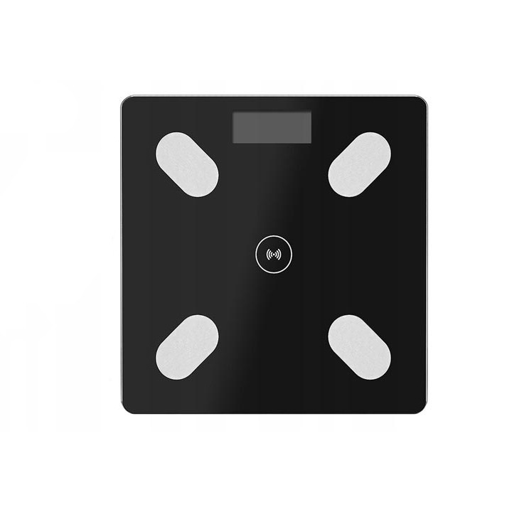 Cantar inteligent cu bluetooth, Zola®, aplicatie telefon, functii de masurare cu afisarea greutatii, masei musculare, a nivelului de grasime si de apa din corp, stocare pana la 8 profiluri de utilizator, 180 kg, negru