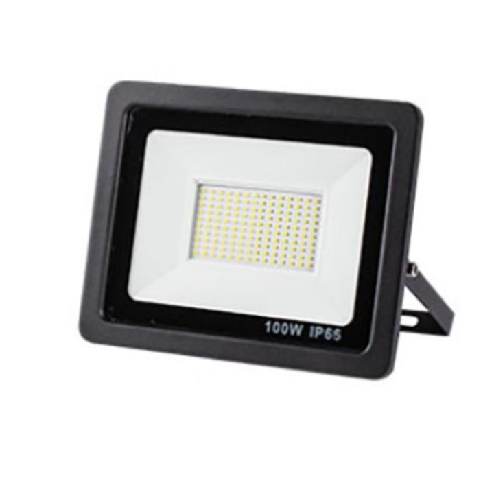 Proiector LED SMD 100W Negru P65 exterior ,lumina Alb rece