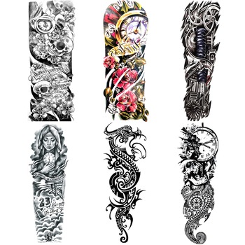 Set 6 Tatuaje Temporare impermeabil, Extra mare, Pentru brate sau piciore si corp, Dimensiune 17.8x 48cm, WTTJ-S001 Set 6 Tatuaje Temporare impermeabil, Extra mare, Pentru brate sau piciore si corp, Dimensiune 17.8x 48cm, WTTJ-S001