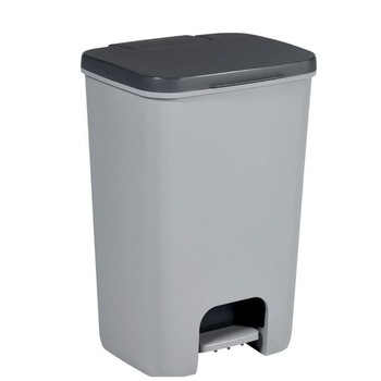 Cos de gunoi cu pedala Curver Essentials 40L gri Cos de gunoi cu pedala Curver Essentials 40L gri