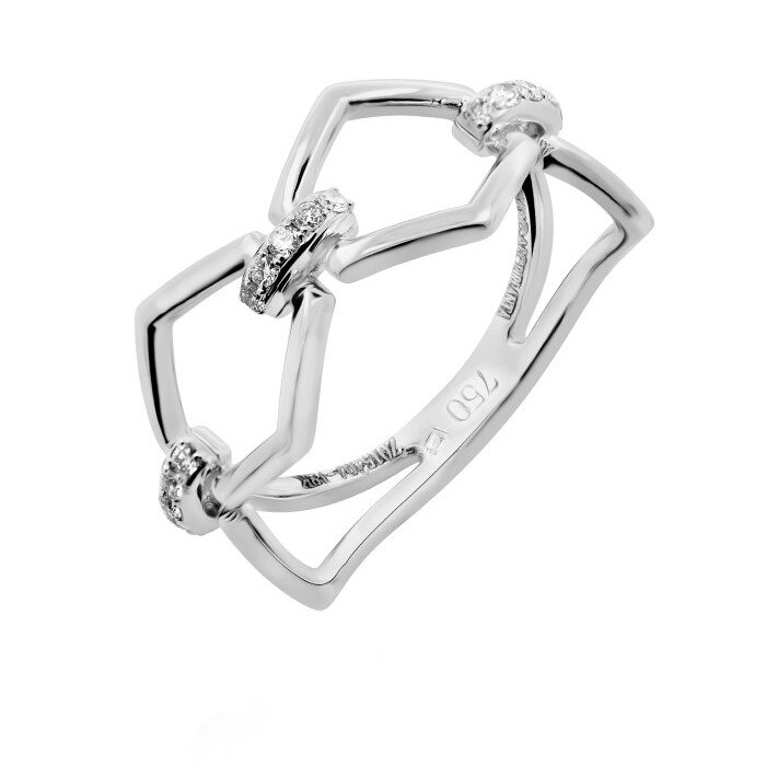 Inel aur cu diamante, Ilex Gold, 275105