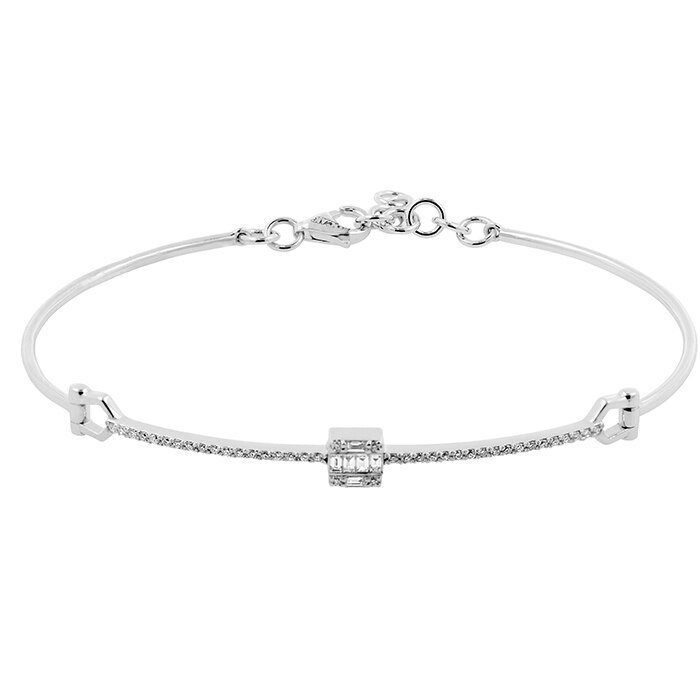 Bratara aur cu diamante, Ilex Gold, 275085