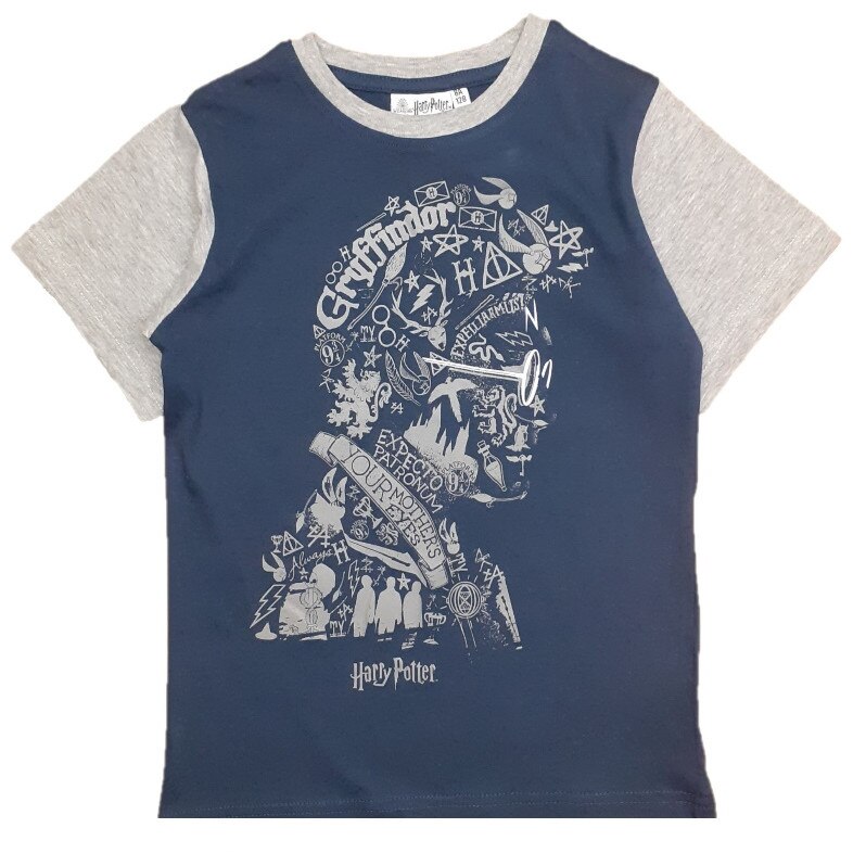 Tricou Harry Potter Expelliarmus, Gri inchis