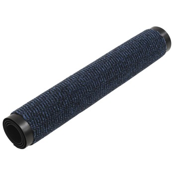 Set de 2 covorase de usa intrare, vidaXL, Tesatura, Antideparant, 80 x 120 cm, Albastru Set de 2 covorase de usa intrare, vidaXL, Tesatura, Antideparant, 80 x 120 cm, Albastru