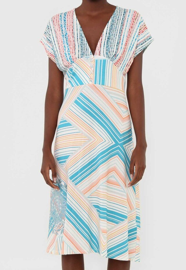 Rochie Desigual 18wwvky4, Multicolor