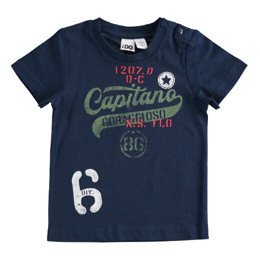 Tricou baieti Ido, bleumarin , retro, 24 luni