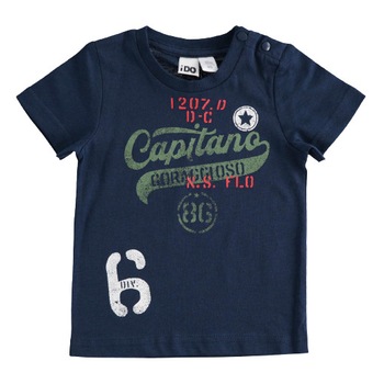 Tricou baieti Ido, bleumarin , retro, 24 luni Tricou baieti Ido, bleumarin , retro, 24 luni