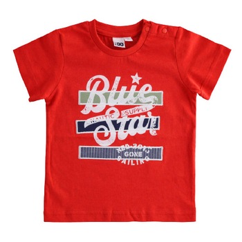 Tricou baiat Ido bleumarin, Rosu Tricou baiat Ido bleumarin, Rosu