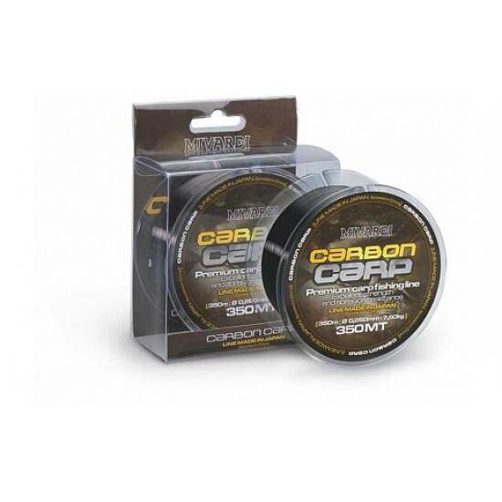 Fir Monofilament Mivardi Carbon Carp 0.350mm/350m/12.50kg