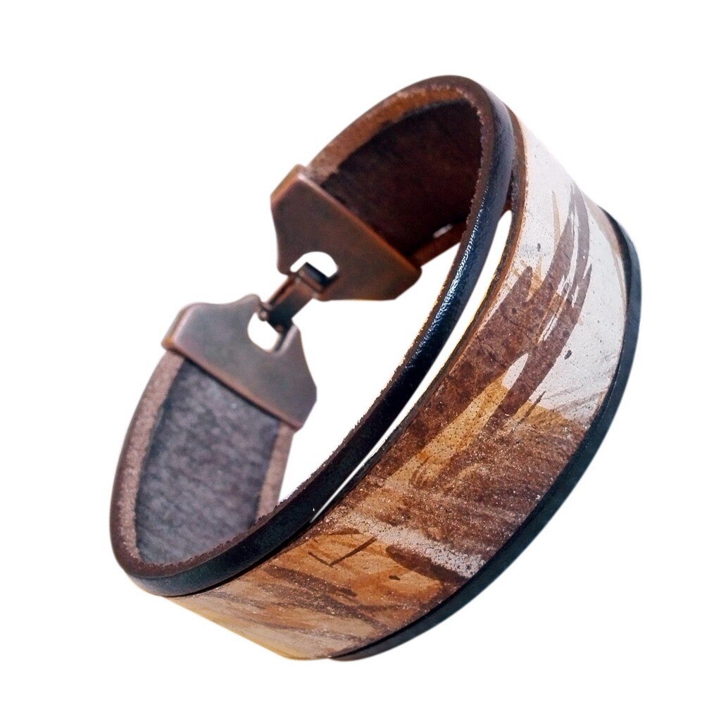 Bratara handmade din piele INCAS1-M0025